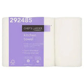 Chef's Larder Kitchen Towel 6 Double Rolls  Adomoo